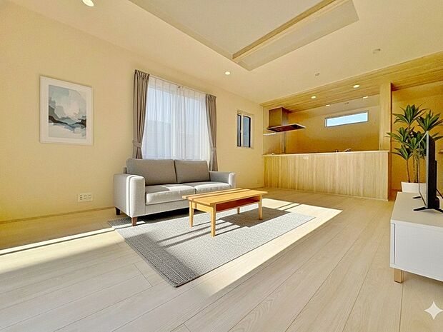 豊かな光と風を運んでくれるわが家自慢の場所。※現況の物件写真に、ＣＧによる画像処理がされています。