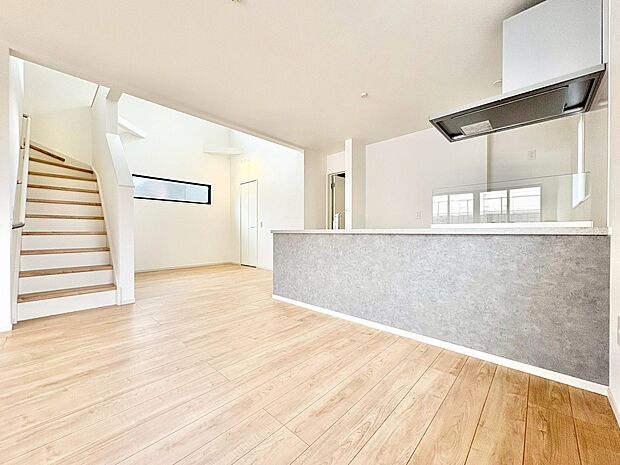 リビングイン階段を採用しコミュニケーション動線に配慮しました。