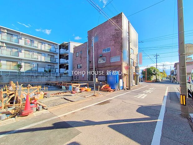 前面道路含む現地