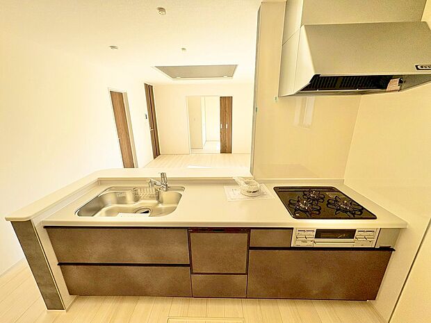 ビルトイン食洗機付きで毎日の家事の時短を叶えます。