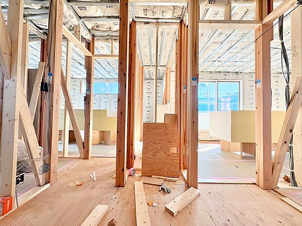 広々パントリーは非常食の備蓄や、いざという時の備えにも安心です。(令和8年2月 撮影)