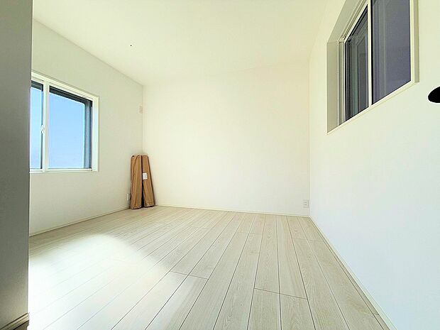 全居室二面採光。採光や通風を考えて設計された間取り。