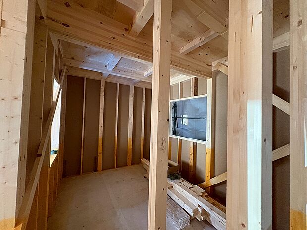 全居室二面採光、収納を確保しています。(令和8年3月 撮影)