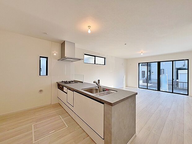 毎日の家事が楽しくなるように考え抜かれたキッチン。