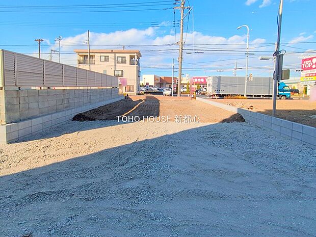 前面道路含む現地