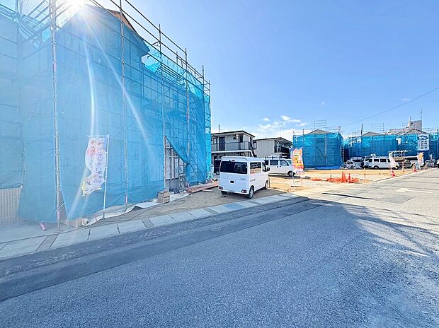 全室南東向きの間取り。バルコニーを二面確保しています。(令和8年1月 撮影)