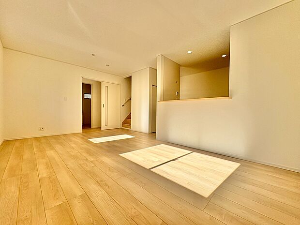 開放的なリビングでのびのびとした暮らしの実現へ。