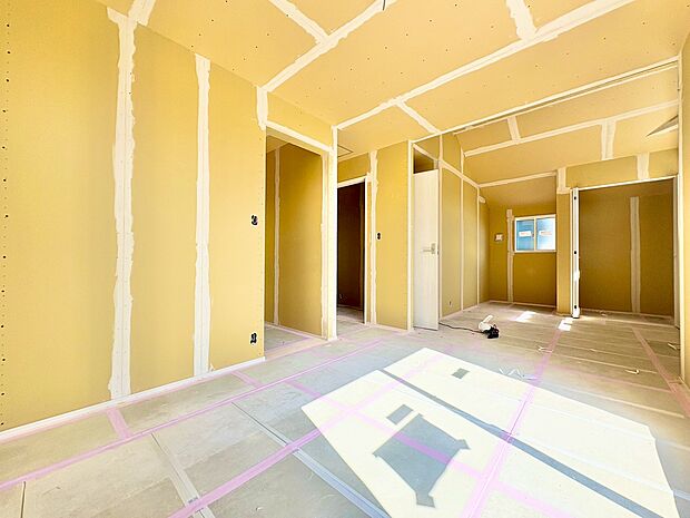 間取り変更にも柔軟に対応できるフレキシブルプラン。(令和8年3月 撮影)