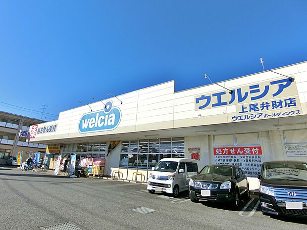 ウエルシア上尾弁財店まで約590m