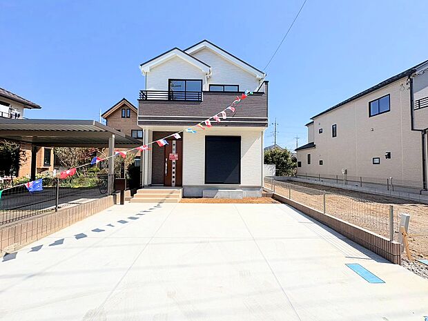 【A号棟】上尾駅徒歩19分、敷地面積は36坪、南西公道に面したお住まいです。