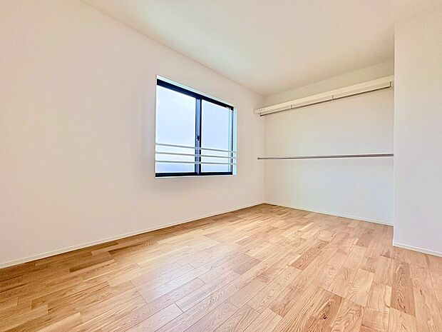 各お部屋にしっかりと収納スペースを設けてあります。
