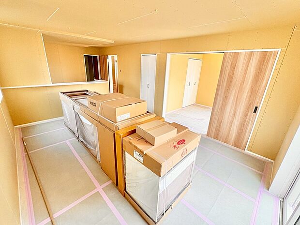 水回りをまとめ、毎日の家事もラクラク。回遊動線も嬉しいポイント。(令和7年12月 撮影)