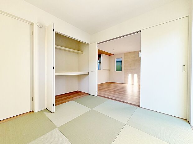 キッズルームやゲストルームとしても活躍する空間です。