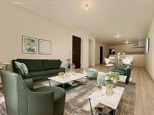 ここで過ごす悠久の時は、いつまでも幸福感に包まれます。※現況物件写真にCG画像処理済み