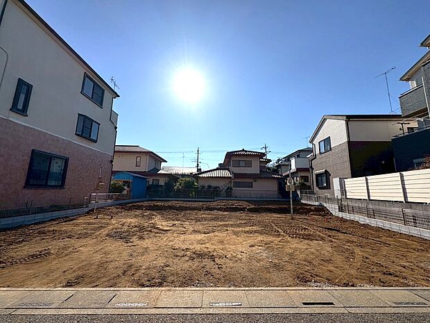 敷地左側にC号棟建築予定。（令和7年11月下旬 撮影）