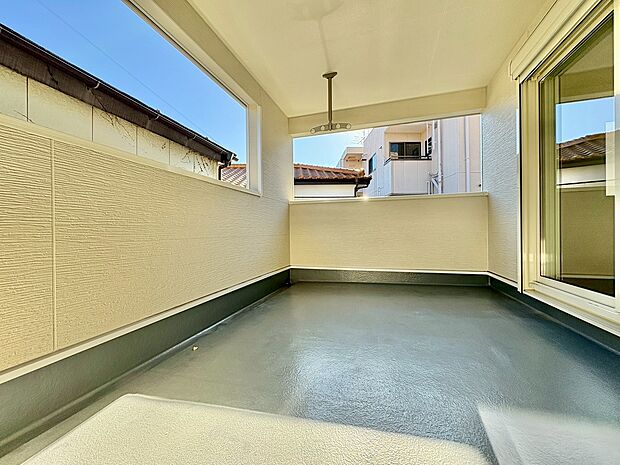 広めのバルコニーを確保いたしました。