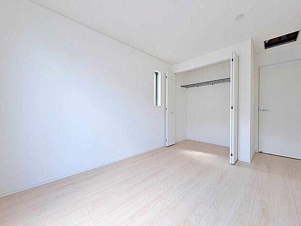 各お部屋にしっかりと収納スペースを設けてあります。