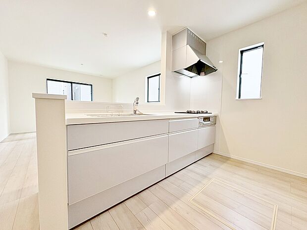 毎日の家事が楽しくなるように考え抜かれたキッチン。