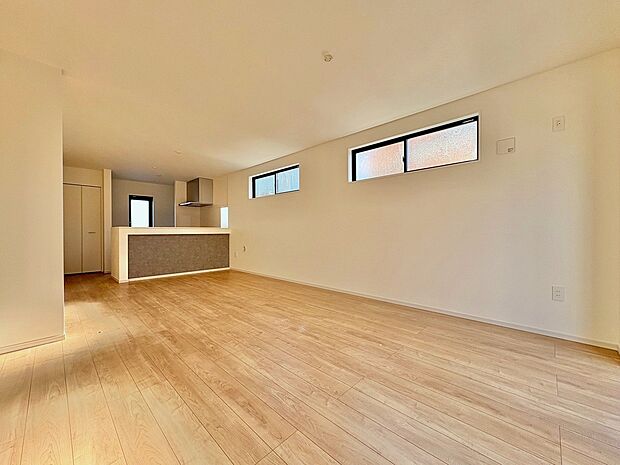 開放的なリビングでのびのびとした暮らしの実現へ。