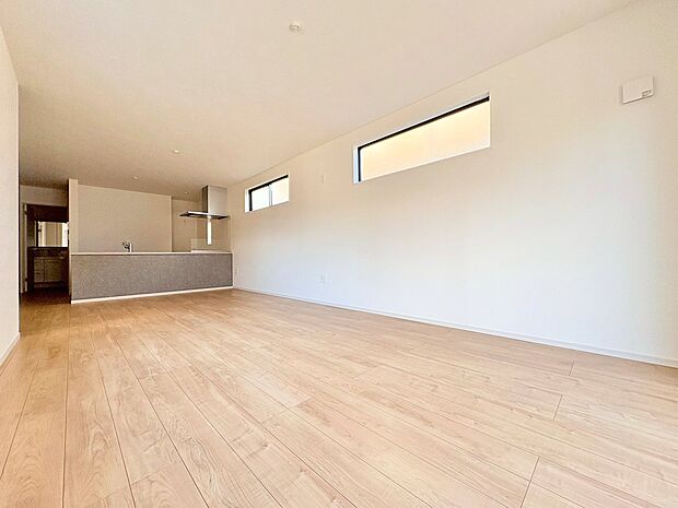 20帖のＬＤＫは会話が楽しめる対面式キッチンを採用しました。