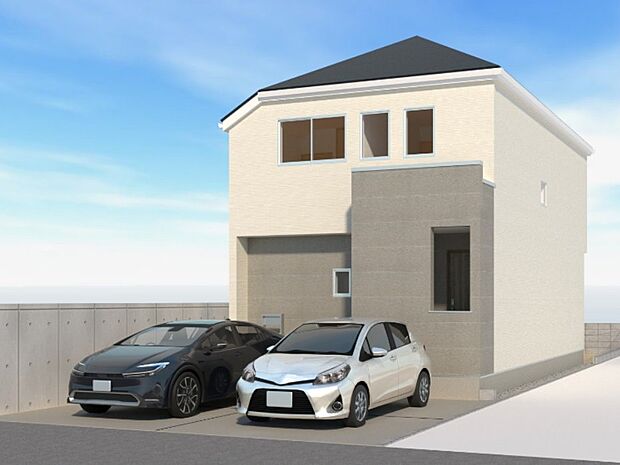 【外観完成予想図】どこまでも美しく考え抜かれたフォルムに感動すら覚えます。