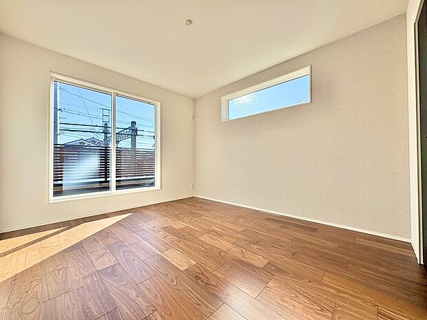 全居室2面採光で陽当たり・通風良好です。