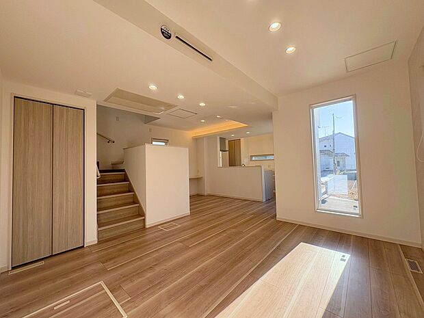 リビングイン階段を採用し、家族同士の自然なコミュニケーションが増加します。