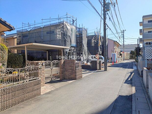 前面道路含む現地