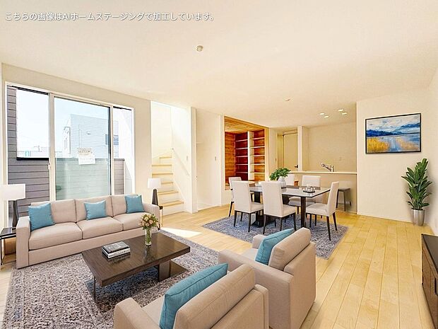 この場所を贅沢なまでに上質な空間に演出しております。※現況物件写真にCG画像処理済み