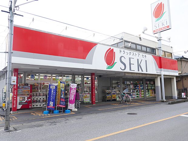 ドラッグストアセキ鳩ヶ谷店まで約800m