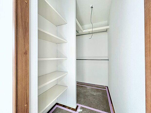 WICを備えることで、すっきりとした居室空間を実現できます。(令和8年3月 撮影)