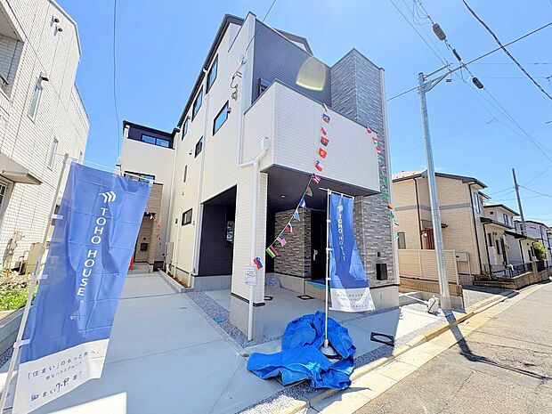 ワンフロアに水回りを集約した家事効率の良い間取り。