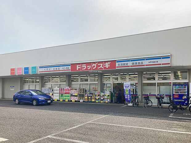 ドラッグスギ大戸中通り店まで約750m