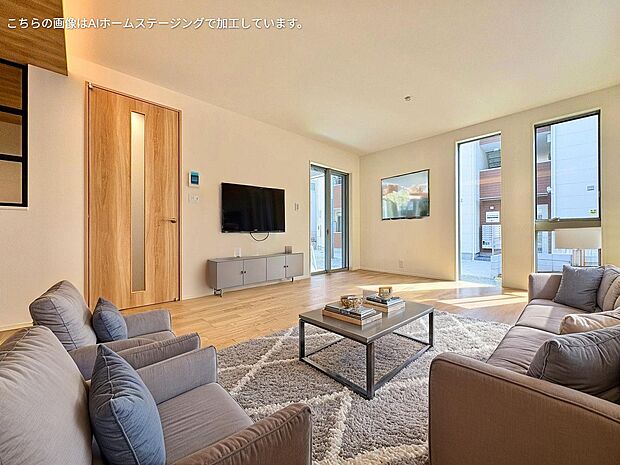 新居での【始まり】は「生活」という一括りだけに収まりません。※現況物件写真にCG画像処理済み