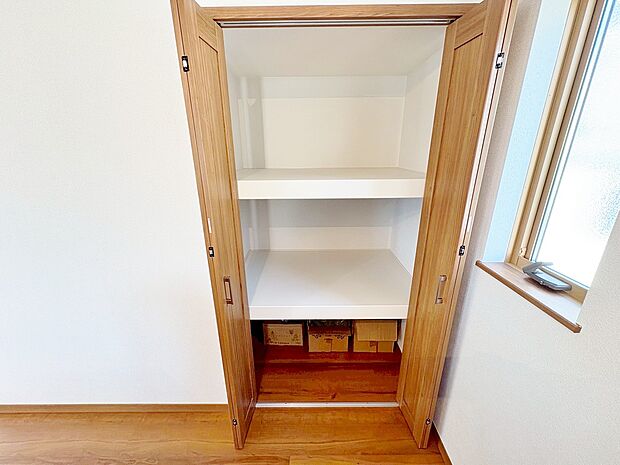 各お部屋にしっかりと収納スペースを設けてあります。