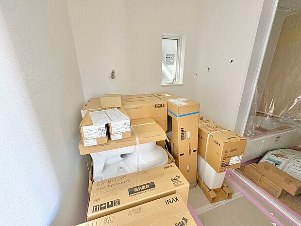 帰宅後すぐの手洗いも習慣化できる水廻り動線。(令和8年5月 撮影)