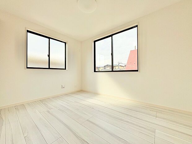 二面採光につき風の通りがよく、効果的に換気が可能です。