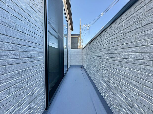 2階と3階にバルコニーを確保いたしました。