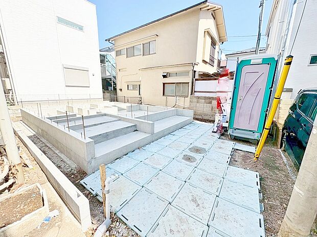 蕨駅徒歩20分の立地。空気感というBGMは、暮らしのステージを彩ります。(令和8年3月 撮影)
