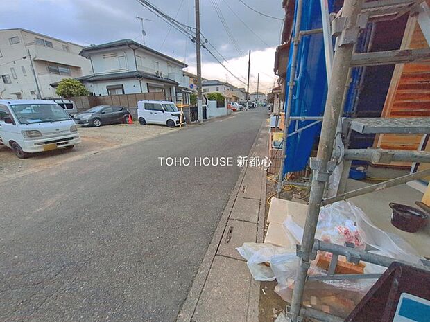 前面道路含む現地