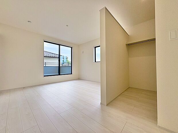 8.5帖の主寝室にはWICを設け、空間を有効に使えます。