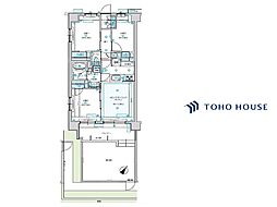 プレシス浦和美園 3LDKの間取図画像