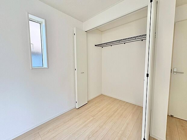 各お部屋にしっかりと収納スペースを設けてあります。