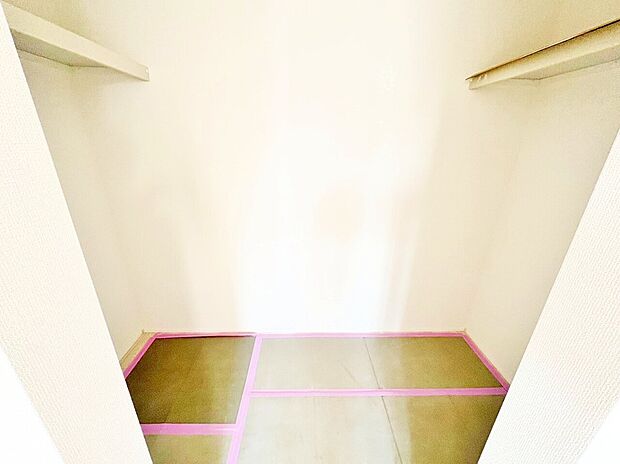 WICを備えることで、すっきりとした居室空間を実現できます。(令和8年4月 撮影)