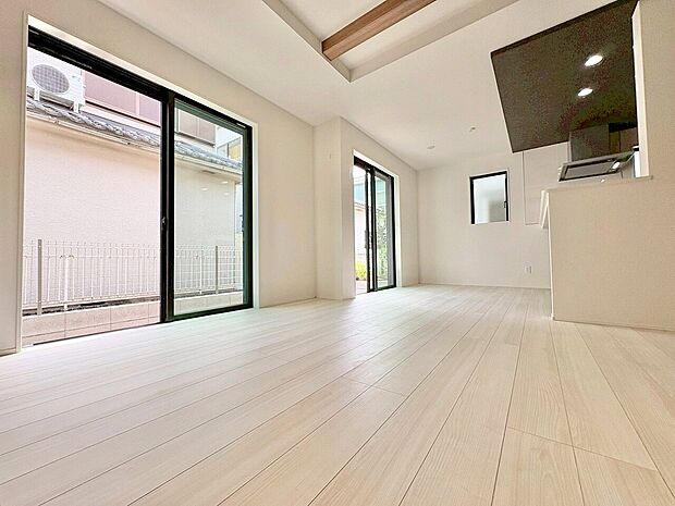 折上天井でお洒落なリビング空間にこだわりました。