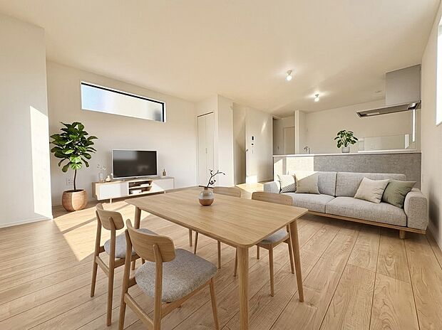 空間という『贅』を感じ、過ごす時間を豊かなものに。 ※現況の物件写真にCGによる画像処理済み