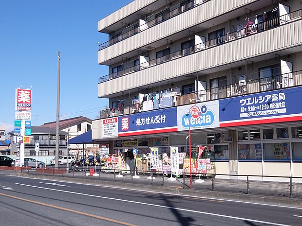 ウエルシア越谷蒲生店まで約640m