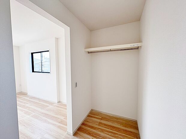 WICを3部屋に備えることで、すっきりとした居室空間を実現できます。