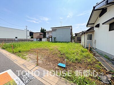 外観:6m公道に面した整形地。 外観:6m公道に面した整形地。