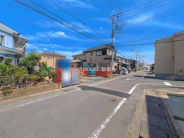 前面道路含む現地